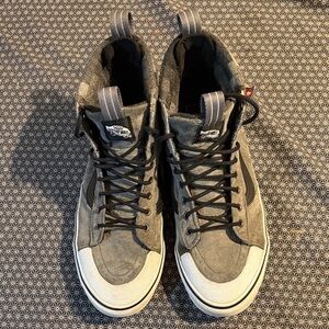 Vans Charcoal and White High-Top Sneakers Men’s 11.5 *fresh*